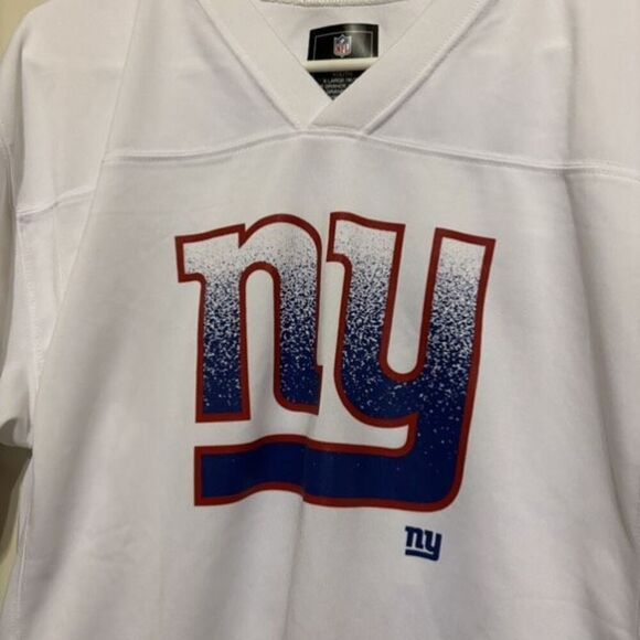 New York Giants Saquon Barkley Size Youth XL 18/20 White NFL Football Jersey - Picture 4 of 5